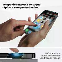 Kit Capa Symetric Preta E Pelicula Ultra Glass Preta Para Iphone 15 Pro Max - Gshield - 3