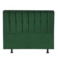 Cabeceira Estofada Kiara 160cm Queen Size Box Quarto Suede Verde - Gat Magazine - 3