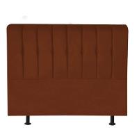 Cabeceira Estofada Kiara 160cm Queen Size Box Quarto Suede Terracota Telha - Gat Magazine - 3
