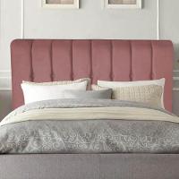 Cabeceira Estofada Kiara 160cm Queen Size Box Quarto Suede Rose Gold - Gat Magazine - 1