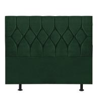 Cabeceira Estofada Istambul Capitonê 140cm Casal Box Quarto Suede Verde - Gat Magazine - 3