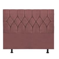 Cabeceira Estofada Istambul Capitonê 195cm King Size Box Quarto Suede Rose Gold - Gat Magazine - 2