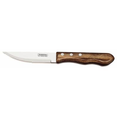 Faca Churrasco Inox 5 Jumbo Polywood Castanho Tramontina 21116/095