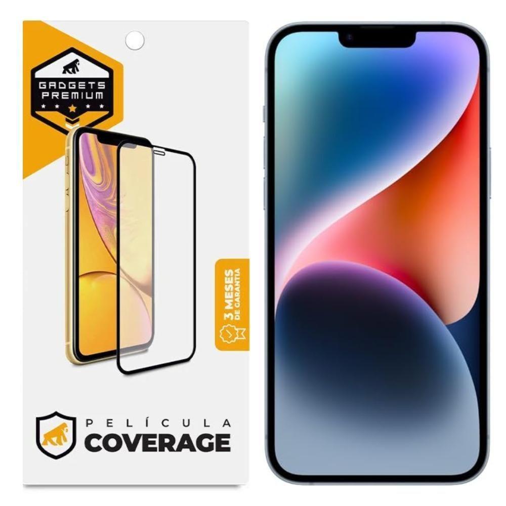 Película Para Iphone 14 - Coverage 5d Pro Preta - Gshield - 1