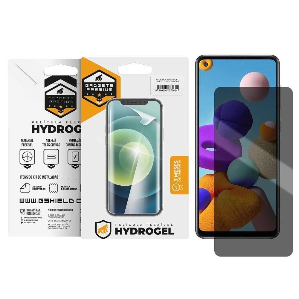 Película Para Samsung Galaxy A21s - Privacidade Hydrogel - Gshield - 1