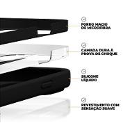 Capa Para Samsung Galaxy S23 Fe - Silicon Premium Preta - Gshield - 5