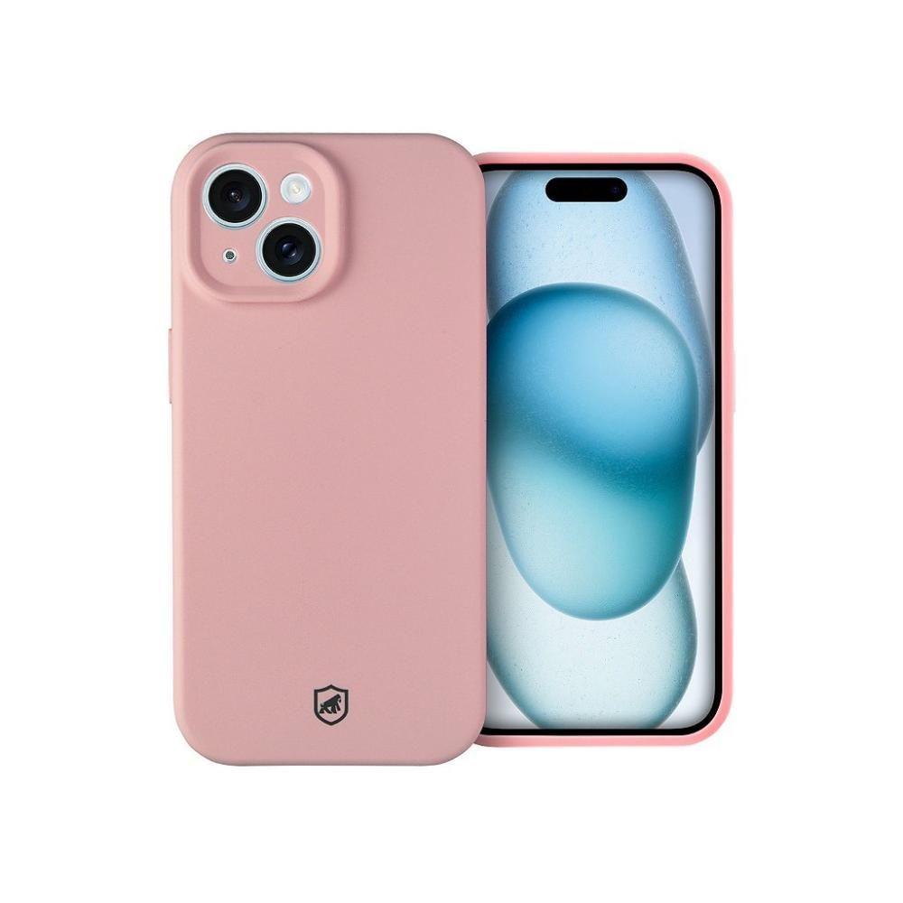 Capa Para Iphone 15 - Silicon Premium Rosa - Gshield - 1