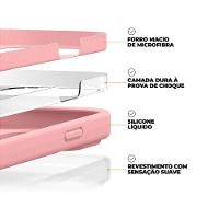 Capa Para Iphone 15 - Silicon Premium Rosa - Gshield