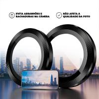 Protetor De Lente One Armor Para Iphone 12 Mini - Preto - Gshield - 3