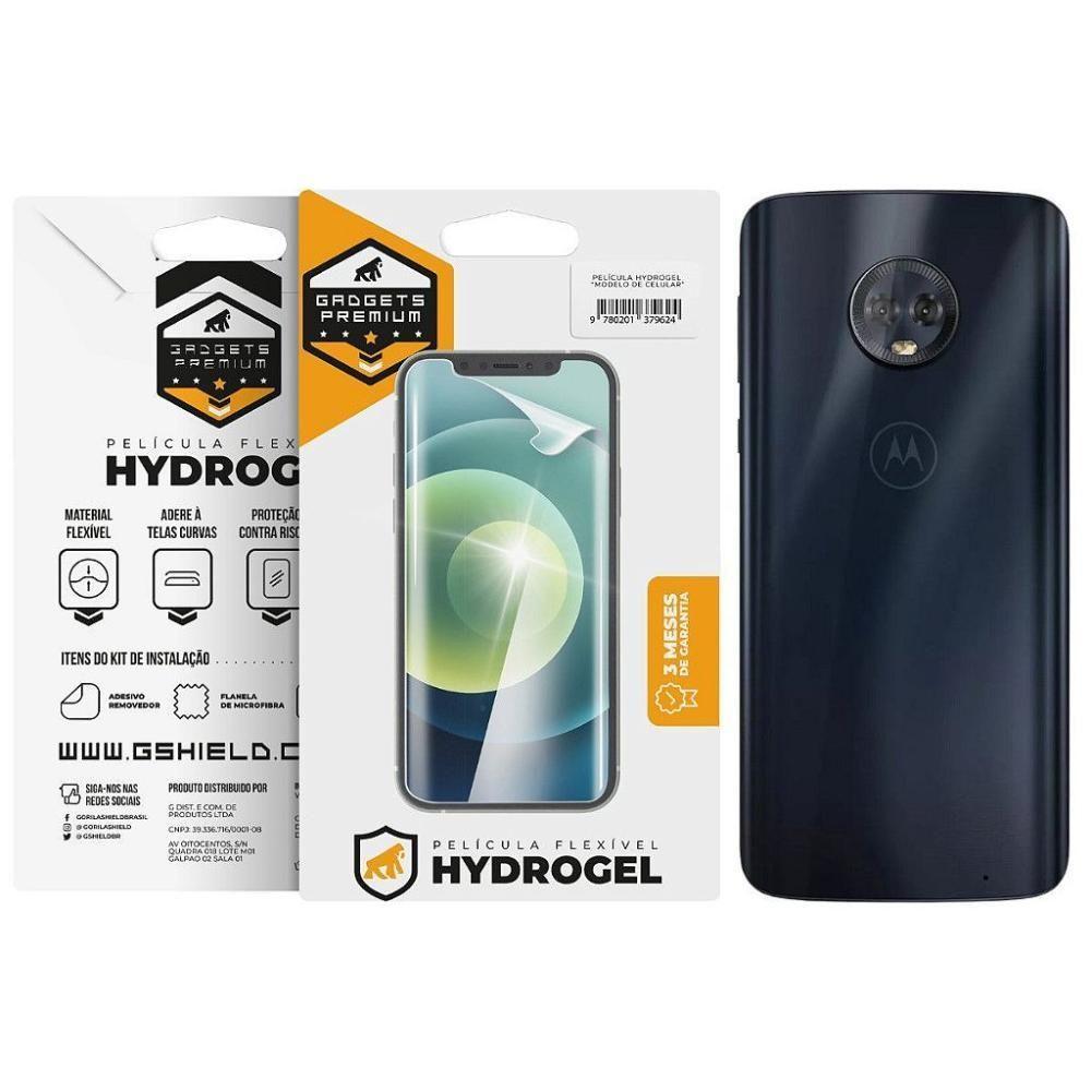 Película Para Motorola Moto G6 Plus - Traseira Hydrogel Hd - Gshield - 1