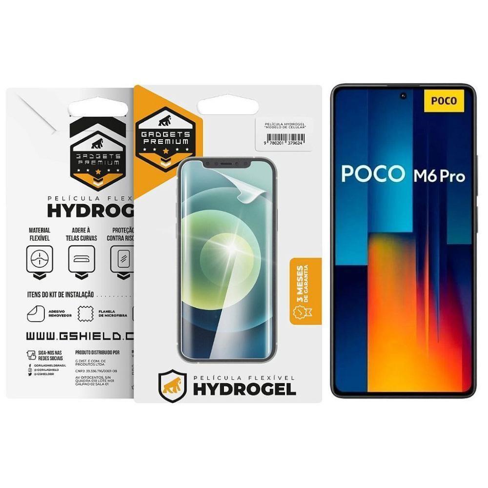 Película Para Xiaomi Poco M6 Pro - Hydrogel Gamer Fosca - Gshield - 1