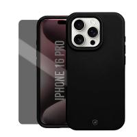 Kit Capa Silicon Premium E Película Hydrogel Privacidade Para Iphone 16 Pro - Gshield - 1