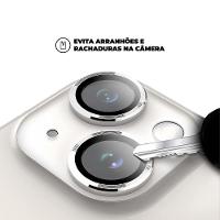 Protetor De Lente One Armor Para Iphone 13 Mini - Prata - Gshield - 4