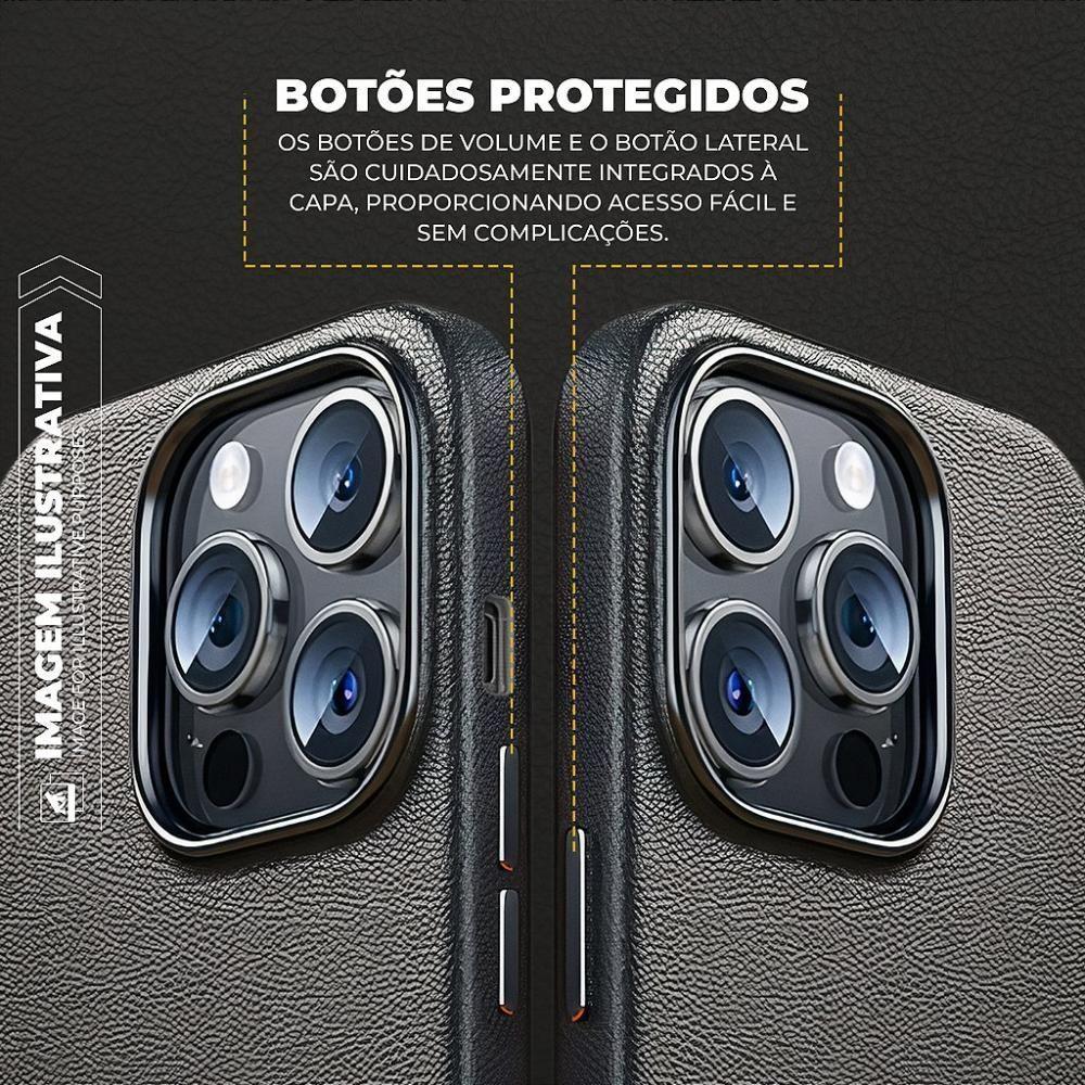 Kit Capa Couro Dual Magsafe E Pelicula Defender Pro Privacidade Para Iphone 15 Pro - Gshield - 7