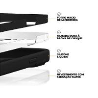 Capa Para Iphone 5 Pro - Silicon Premium Preta - Gshield - 3