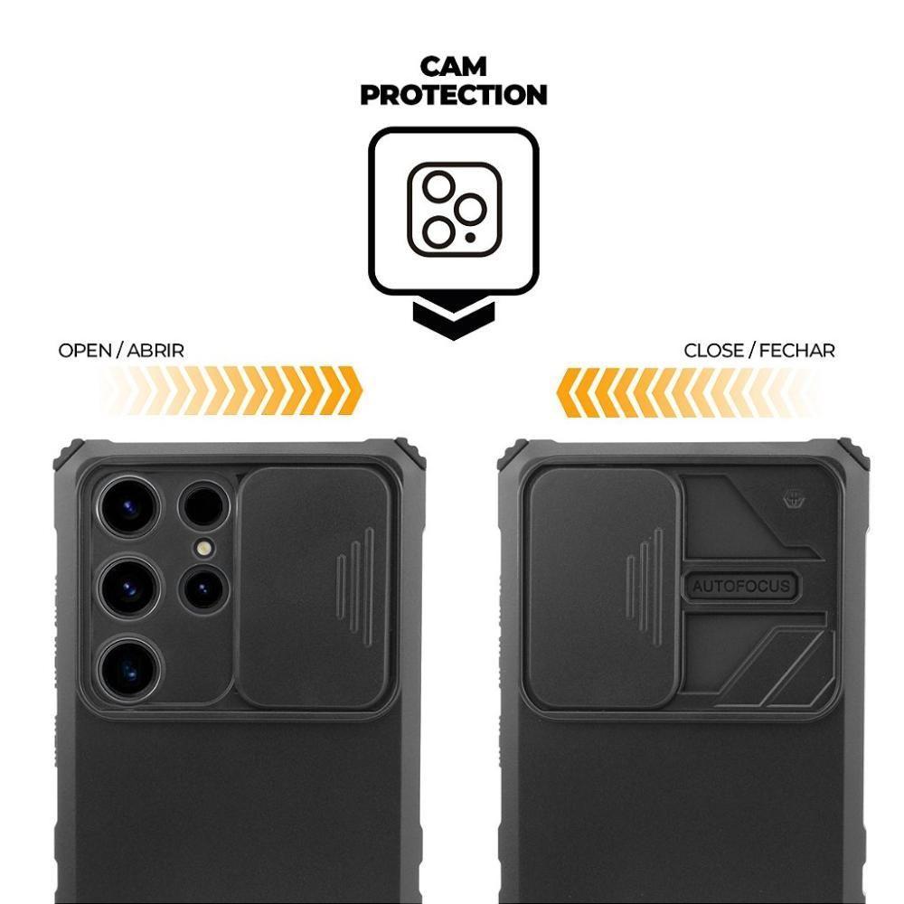 Capa Victus + Película Frontal E Traseira Transparente Para Samsung Galaxy S23 Ultra - Gshield - 4
