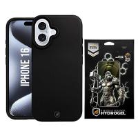 Kit Capa Silicon Premium E Película Hydrogel Hd Para Iphone 16 - Gshield - 1