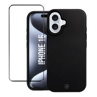 Kit Capa Silicon Premium E Película Defender Glass Para Iphone 16 - Gshield - 1