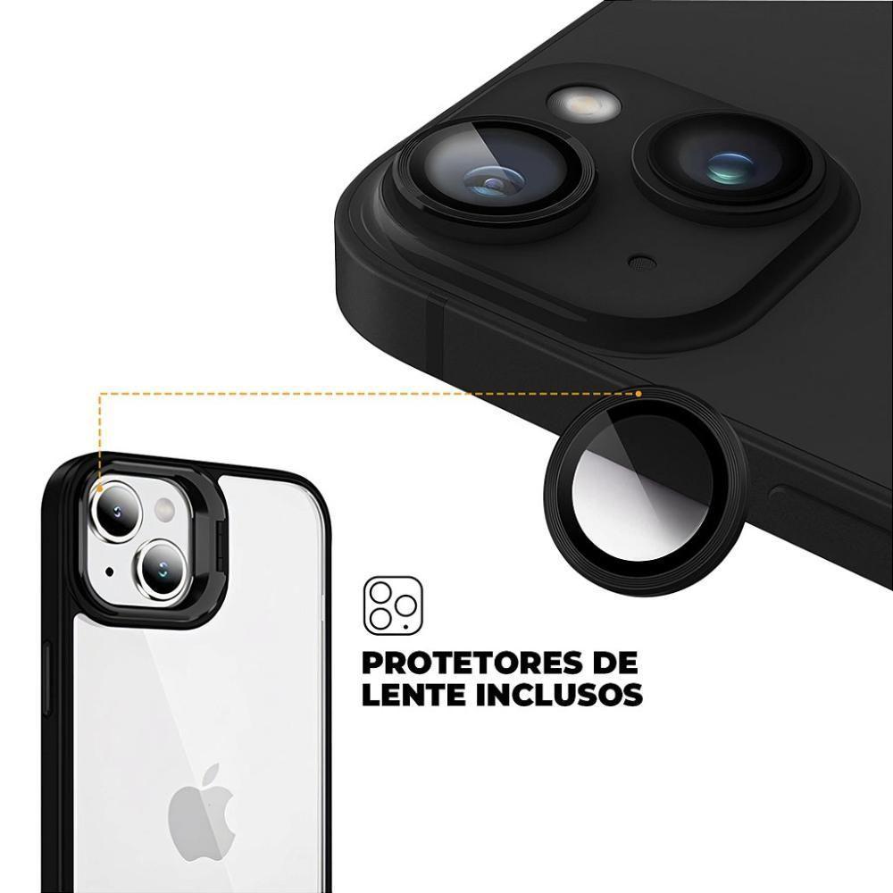 Kit Capa Gravity Preta E Película Ultra Safe Para Iphone 15 - Gshield - 7