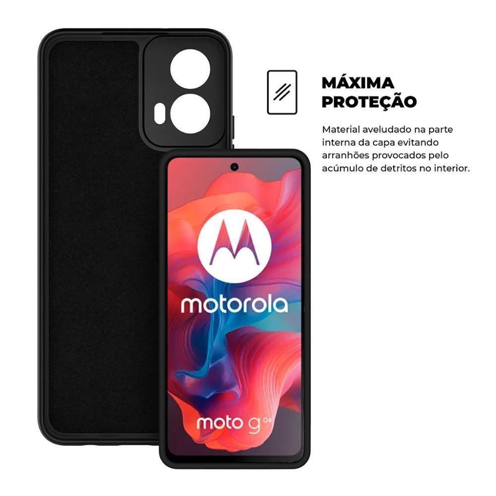 Capa Para Motorola Moto G04 - Silicon Veloz - Gshield - 4