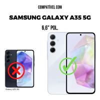 Capa Para Samsung Galaxy A35 5g - Silicon Veloz - Gshield - 6