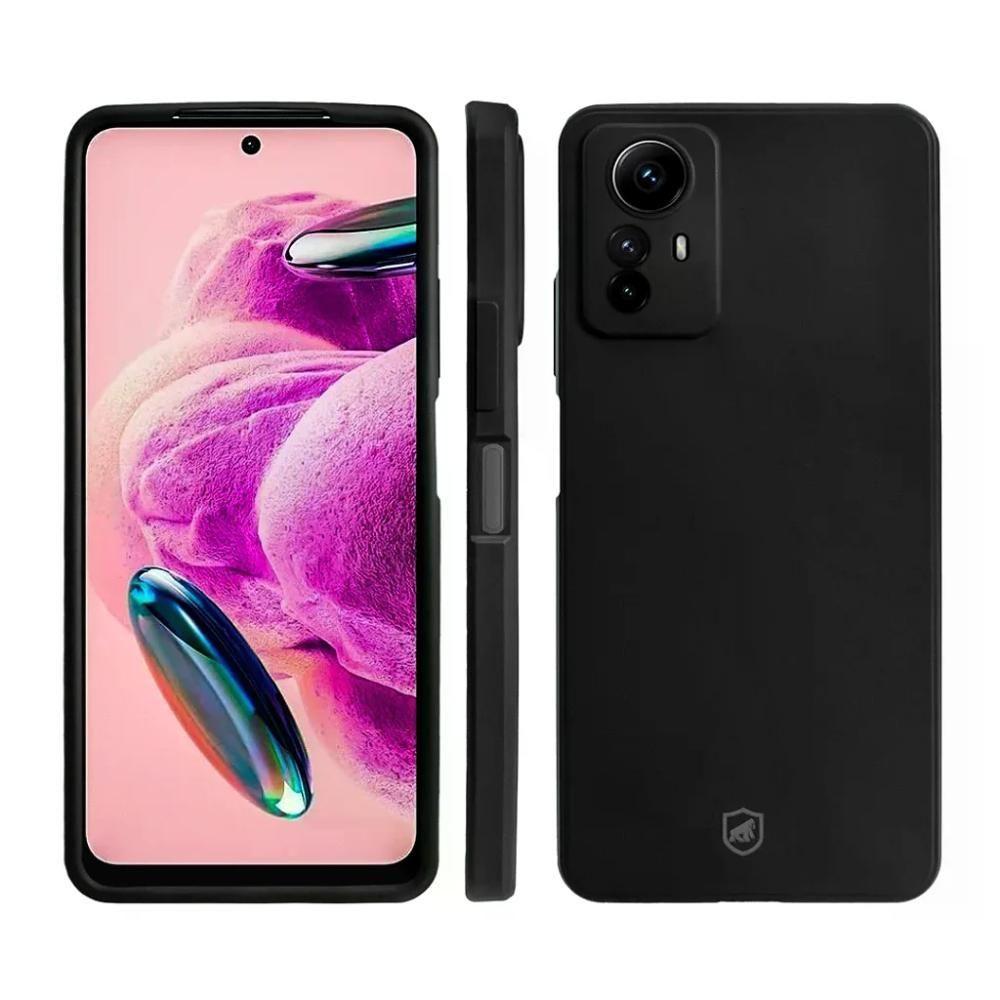 Kit Capa Silicon Veloz E Película Hydrogel Hd Para Xiaomi Redmi Note 12s - Gshield - 6