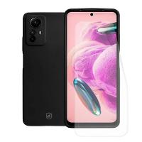 Kit Capa Silicon Veloz E Película Hydrogel Hd Para Xiaomi Redmi Note 12s - Gshield - 1