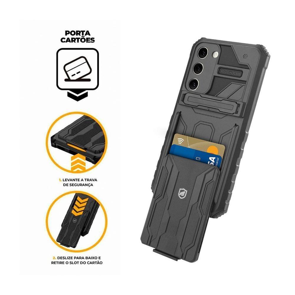 Kit Snap Guardian - Clip + Braçadeira + Capa Para Samsung Galaxy S22 Plus - Gshield - 4