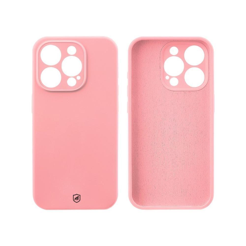 Capa Para Iphone 15 Pro Max - Silicon Premium Rosa - Gshield - 2