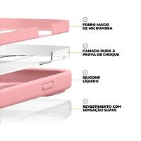 Capa Para Samsung Galaxy S23 Fe - Silicon Premium Rosa - Gshield - 5