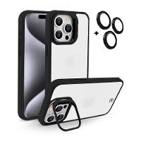 Kit Capa Gravity Preta E Película Ultra Safe Para Iphone 15 Pro - Gshield - 6