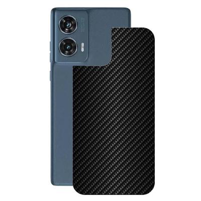 Película Para Motorola Moto Edge 50 Fusion 5g - Traseira De Fibra De Carbono Preta - Gshield