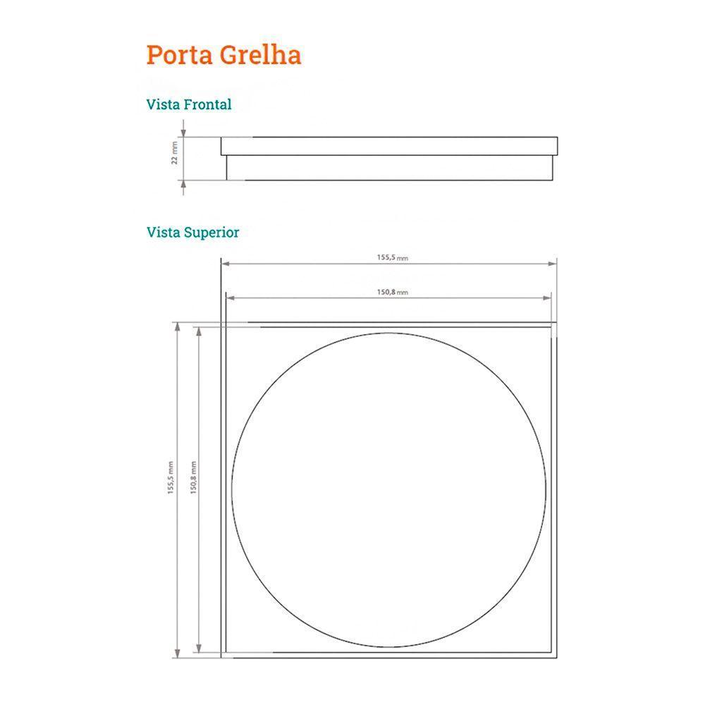 Grelha Para Ralo Linear Novii Abre E Fecha 9573 15x15 Inox Escovado - 2