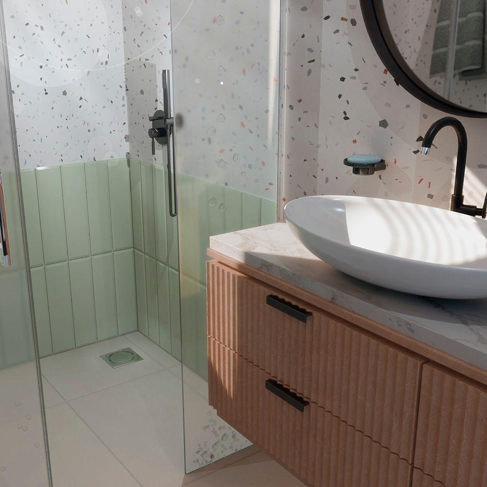 Grelha Para Ralo Linear Novii Abre E Fecha 9573 15x15 Inox Escovado - 4