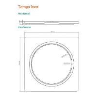 Grelha Para Ralo Linear Novii Abre E Fecha 9573 15x15 Inox Escovado - 3