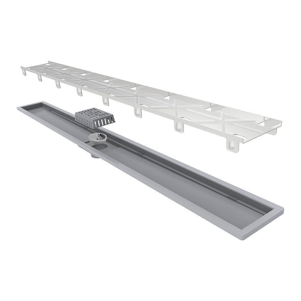 Ralo Linear Elleve Royal 132 90cm Com Tampa Oculta 132 - 1