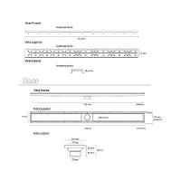 Ralo Linear Elleve Royal 132 90cm Com Tampa Oculta 132 - 2
