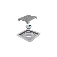 Ralo Linear Novii Seco Quadrado 7344 10x10 Com Tampa Oculta - 1