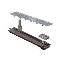 Ralo Linear Elleve Versatile 4251 50cm Saída Na Extremidade Com Tampa a Oculta 4251 - 1