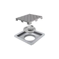 Ralo Linear Novii Seco Quadrado 4665 15x15 Com Tampa Oculta - 1