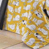 Edredom Queen New Cats Estampado 200 Fios 100% Algodão 3 Peças - 2