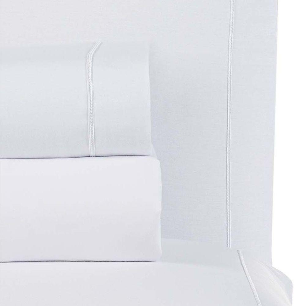 Jogo De Lençol Queen Top Line 180 Fios 4 Peças - Branco - 2