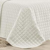 Cobre Leito Queen Montreal Algodão 150 Fios 3 Peças - Marfim - 2