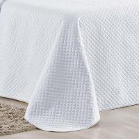 Cobre Leito Queen Bouti Mavie Geométrico 180 Fios 3 Peças - Branco - 2