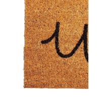 Capacho Fibra De Coco Estampado 29 Bege Preto 0,33x0,60m - 3