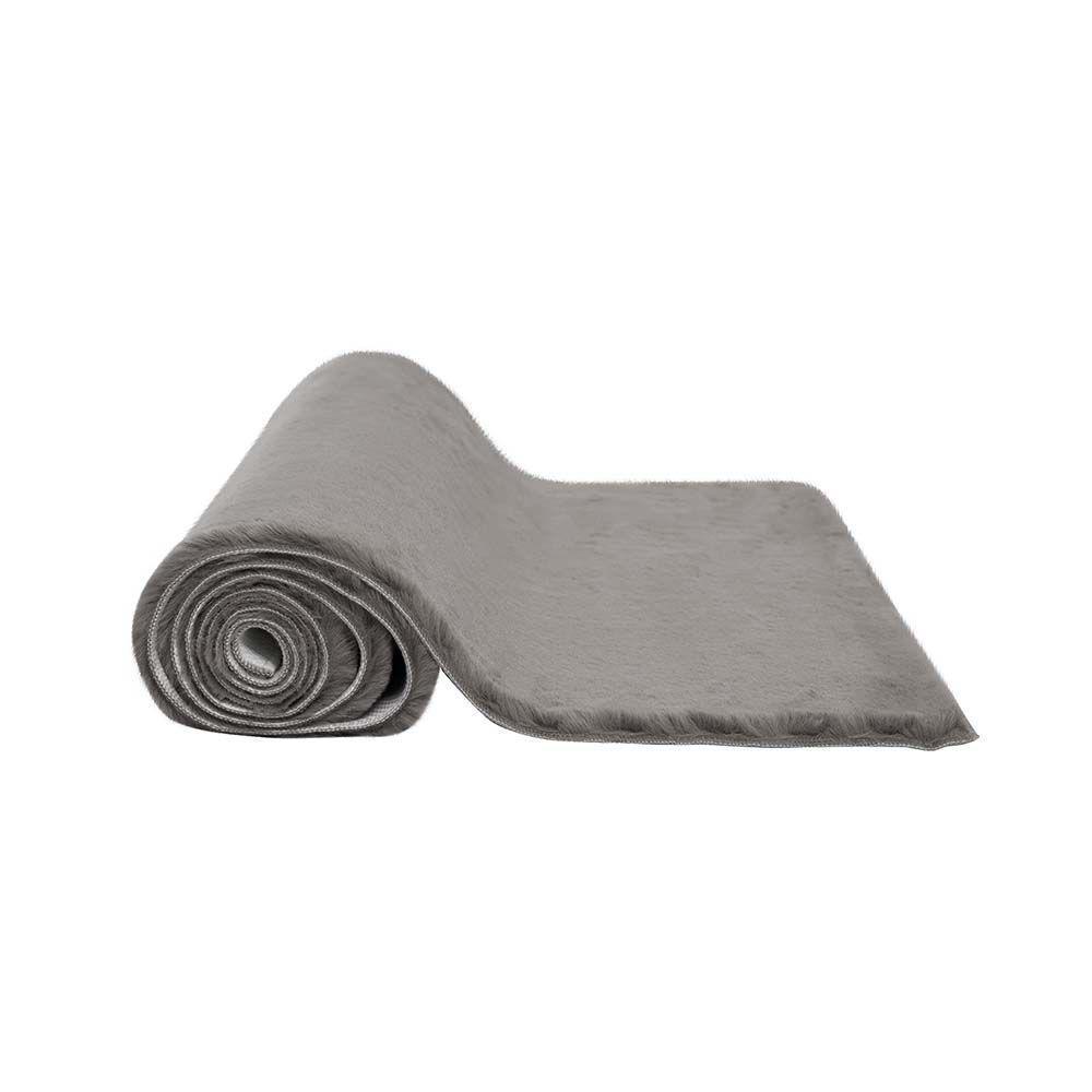 Tapete Felpudo Aconchego 05 Cinza 1,00x1,40m - Edantex - 3