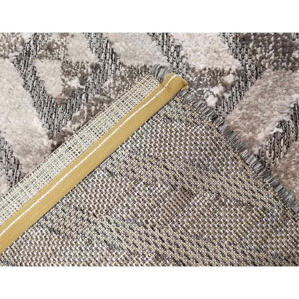 Tapete Para Sala Solar 02 Cinza 2,00x3,00m - Edantex - 4