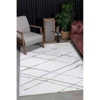 Tapete Para Sala Sofia 06 Bege e Cinza 2,00x2,50m - Edantex - 1