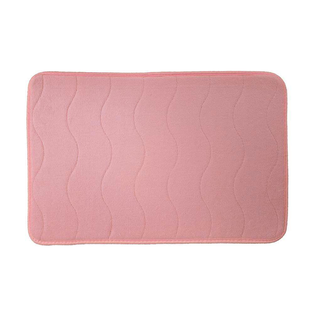 Tapete De Banheiro Touch 10 Rosa 0,40x0,60m - Edantex - 1