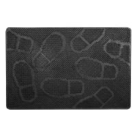 Capacho De Borracha Antiderrapante Ecco 22 Preto 0,40x0,60m - 1